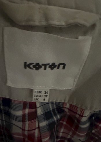 Düğmeli Beyaz Midi Kadın Trençkot - Görsel 3