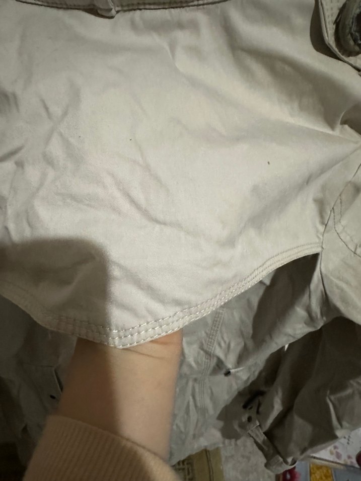 Düğmeli Beyaz Midi Kadın Trençkot - Görsel 5