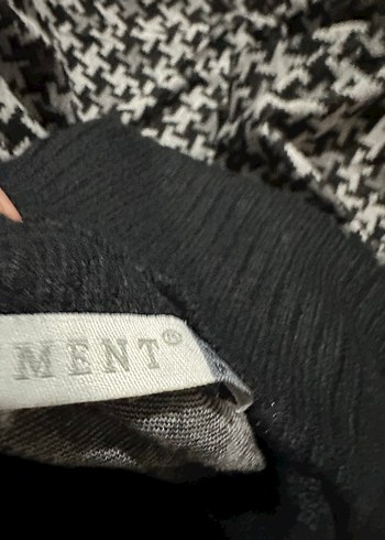 Desenli Siyah Uzun Tunik - Görsel 9