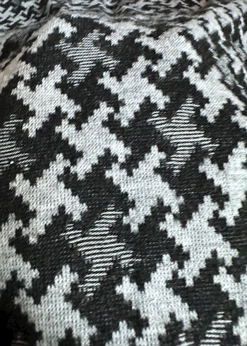 Desenli Siyah Uzun Tunik - Görsel 4