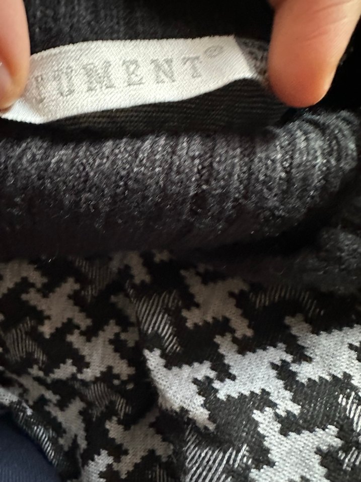 Desenli Siyah Uzun Tunik - Görsel 5