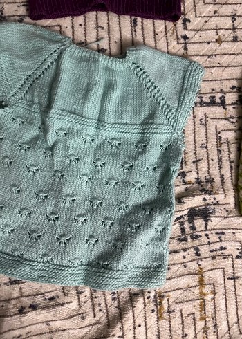 Kız Çocuk Bohem Örgü Hırka - Görsel 14