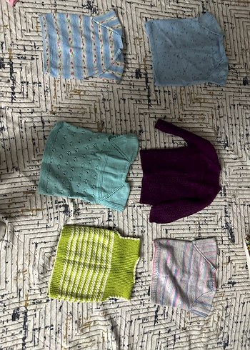 Kız Çocuk Bohem Örgü Hırka - Görsel 10