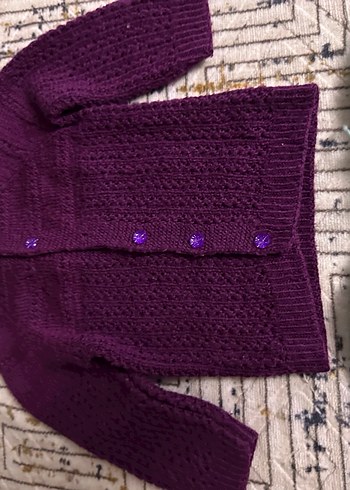 Kız Çocuk Bohem Örgü Hırka - Görsel 7