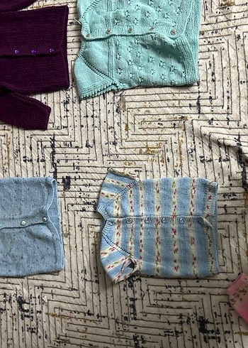 Kız Çocuk Bohem Örgü Hırka - Görsel 3