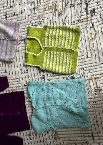 Kız Çocuk Bohem Örgü Hırka - Görsel 2