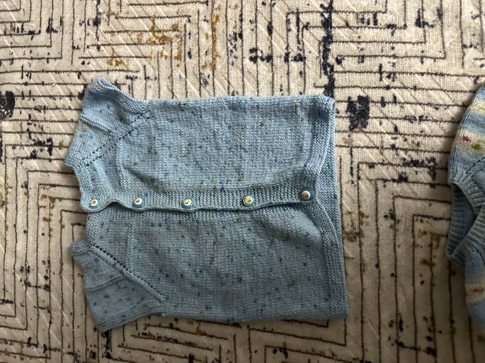 Kız Çocuk Bohem Örgü Hırka - Görsel 5