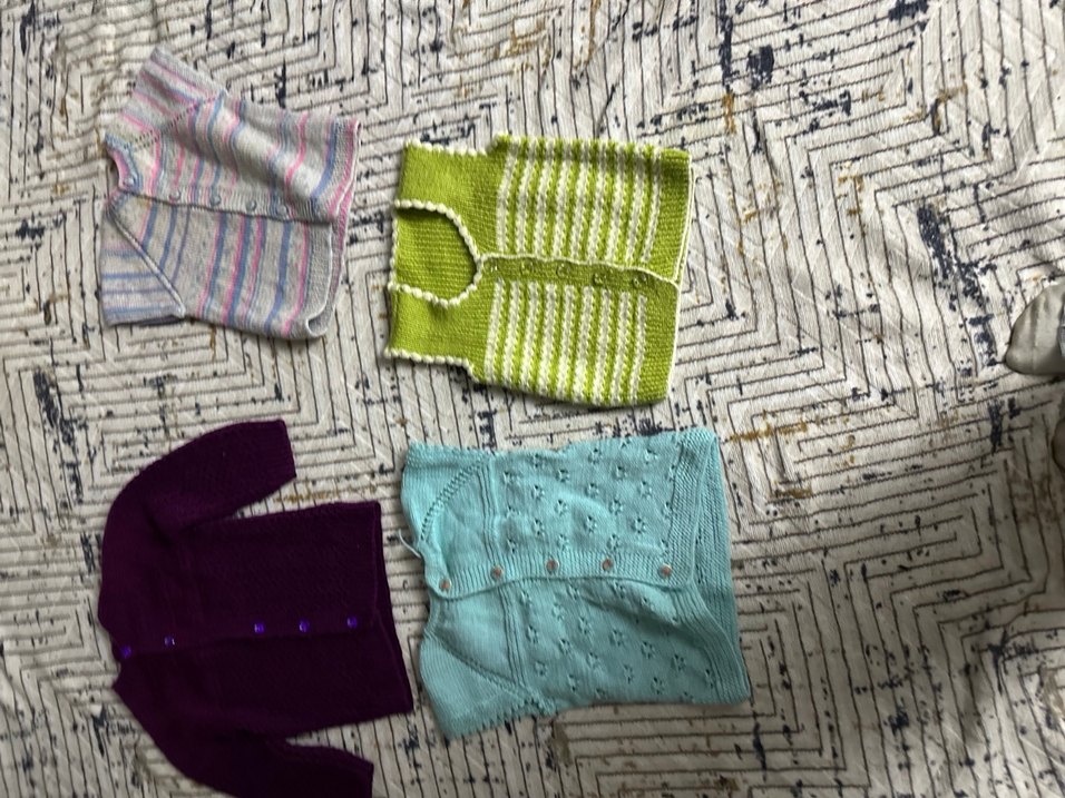 Kız Çocuk Bohem Örgü Hırka - Görsel 2