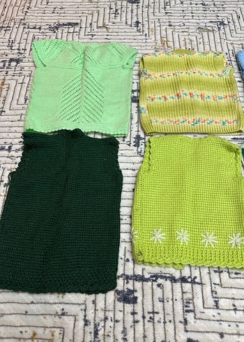 Kız Çocuk Triko Hırka ve Kazak Seti - Görsel 14