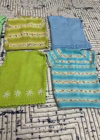 Kız Çocuk Triko Hırka ve Kazak Seti - Görsel 15