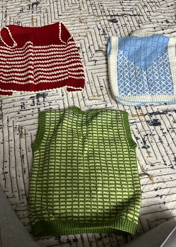 Renkli Nakışlı Kız Çocuk Örgü Hırka - Görsel 6