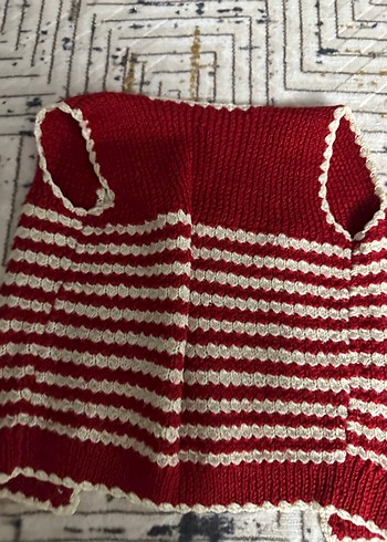 Renkli Nakışlı Kız Çocuk Örgü Hırka - Görsel 8