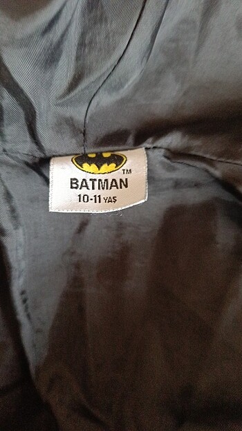 10 Yaş Beden Batman lisansli mont