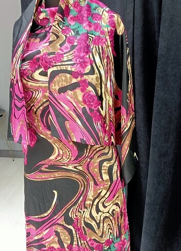 Saten likralı kumaş özel dikim abiye - Görsel 5