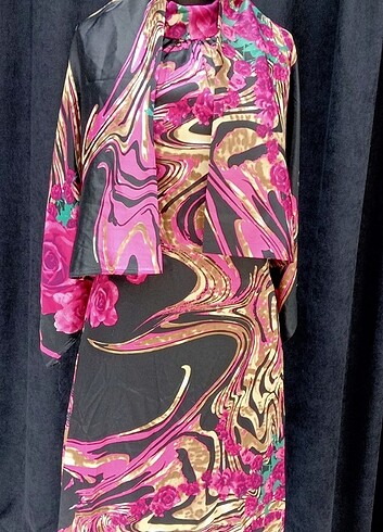 Saten likralı kumaş özel dikim abiye - Görsel 7