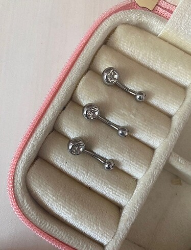 Göbek piercing çelik