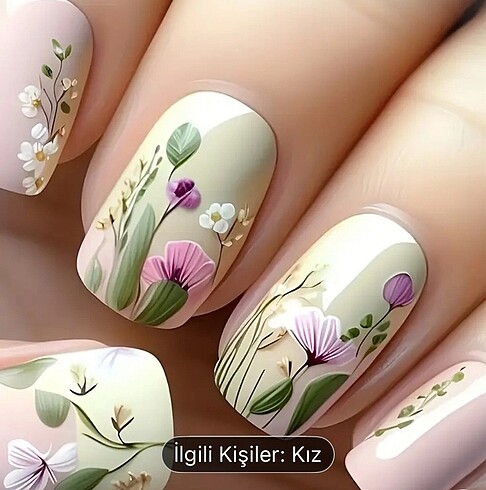 Nail art takma tırnak