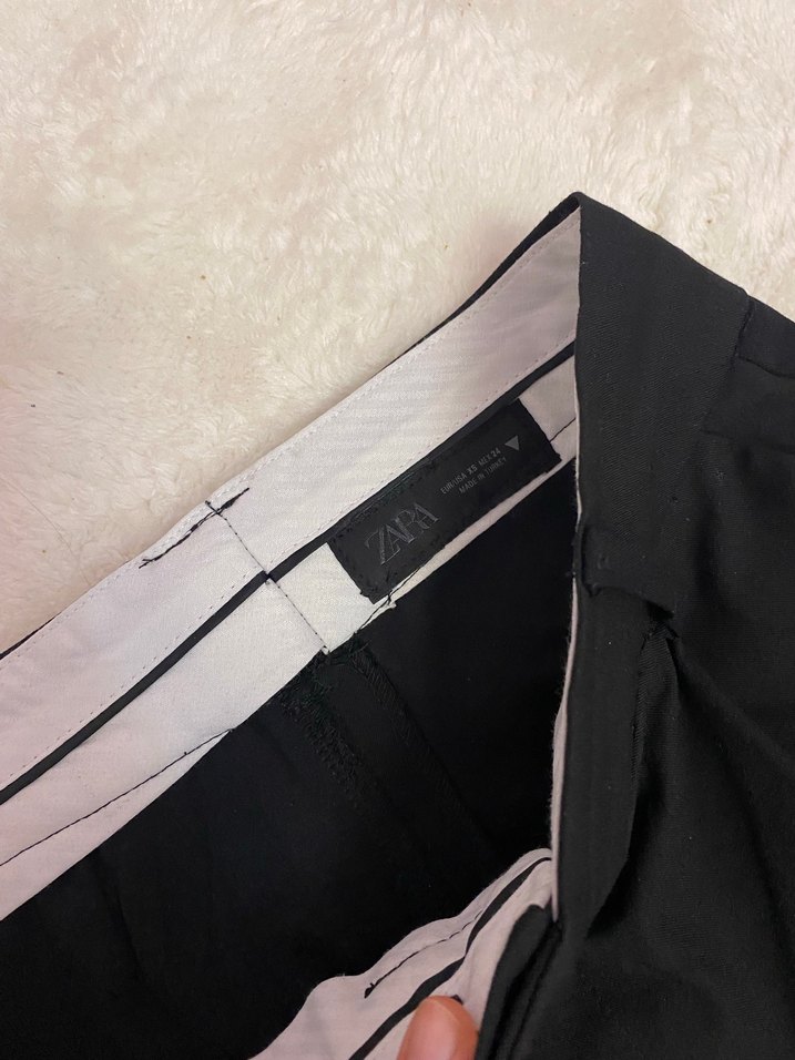 Siyah Straight Kumaş Kadın Pantolon - Görsel 2