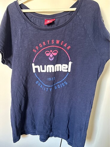 Hummel koyu lacivert ince sportif tişört