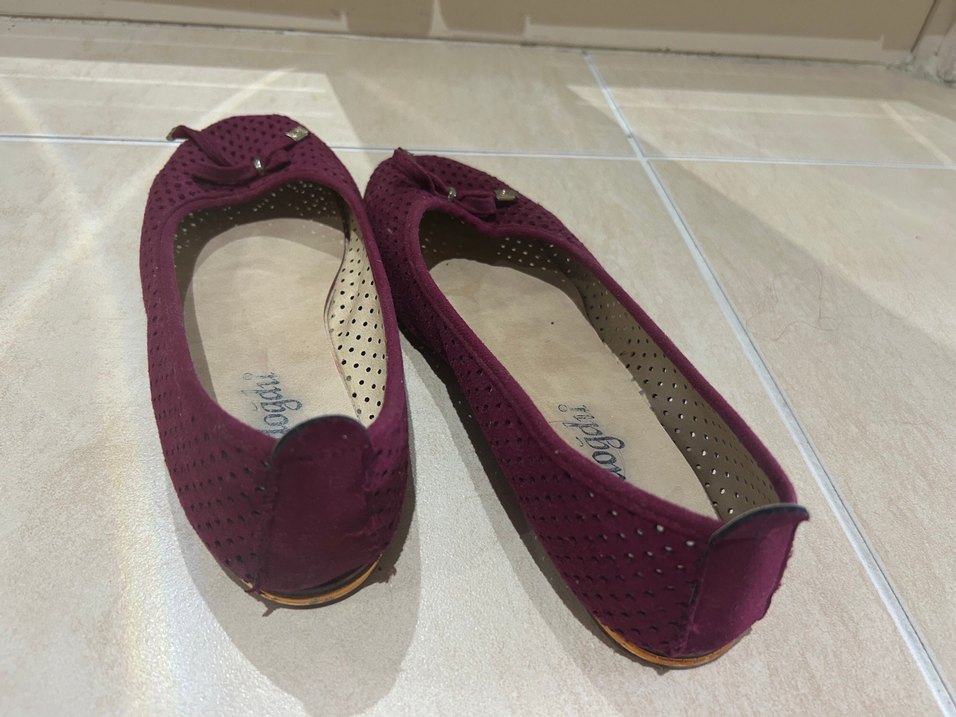 Bordo Kadın Babet - Görsel 3