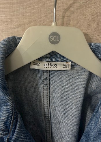 Kemerli Lacivert Denim Kadın Tulum - Görsel 3