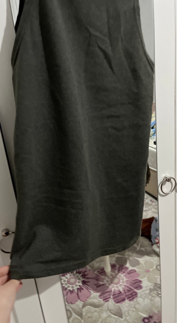 Kadın Siyah Askılı Midi Salopet - Görsel 3