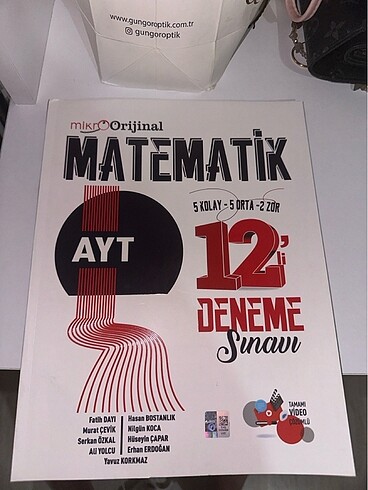 İLK 4 DENEMESİ YOKTUR