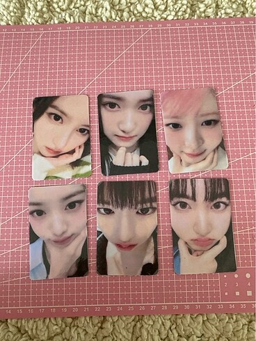 IVE yanak seti photocard
