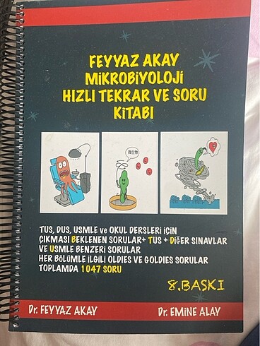 FEYYAZ AKAY MİKROBİLİYOJİ HIZLI TEKRAR VE SORU KİTABI