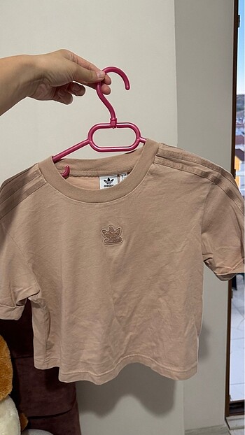 adidas pembe crop
