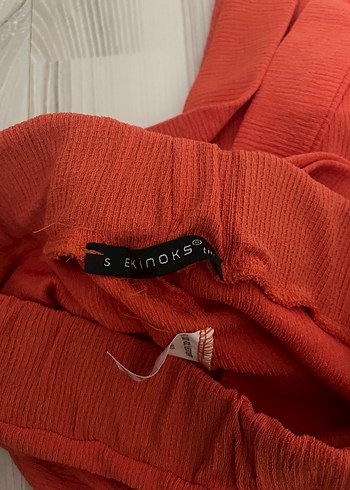 Turuncu mini etek - Görsel 3