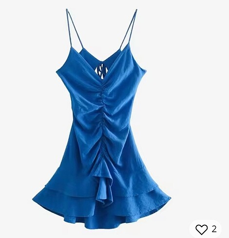 Zara Mavi Elbise