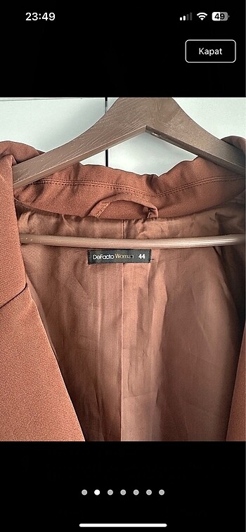 44 Beden Blazer ceket