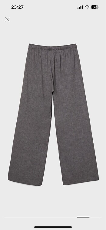 Stradivarius uzun dökümlü şık pantolon - Görsel 6