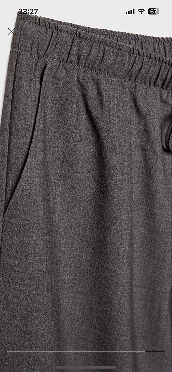 Stradivarius uzun dökümlü şık pantolon - Görsel 7