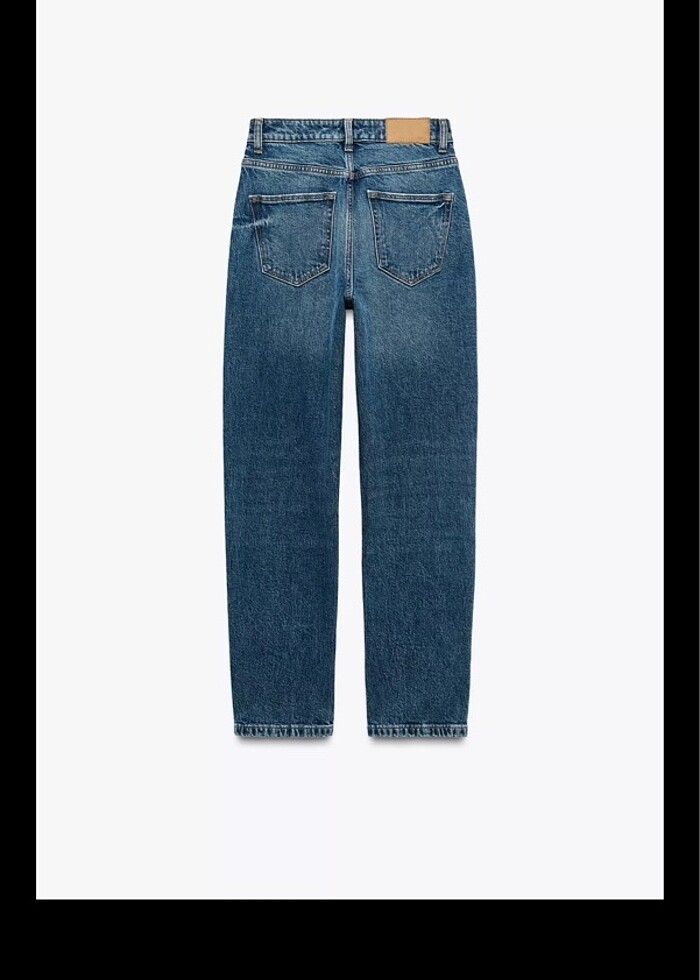 Yüksek bel zara mom jean - Görsel 3