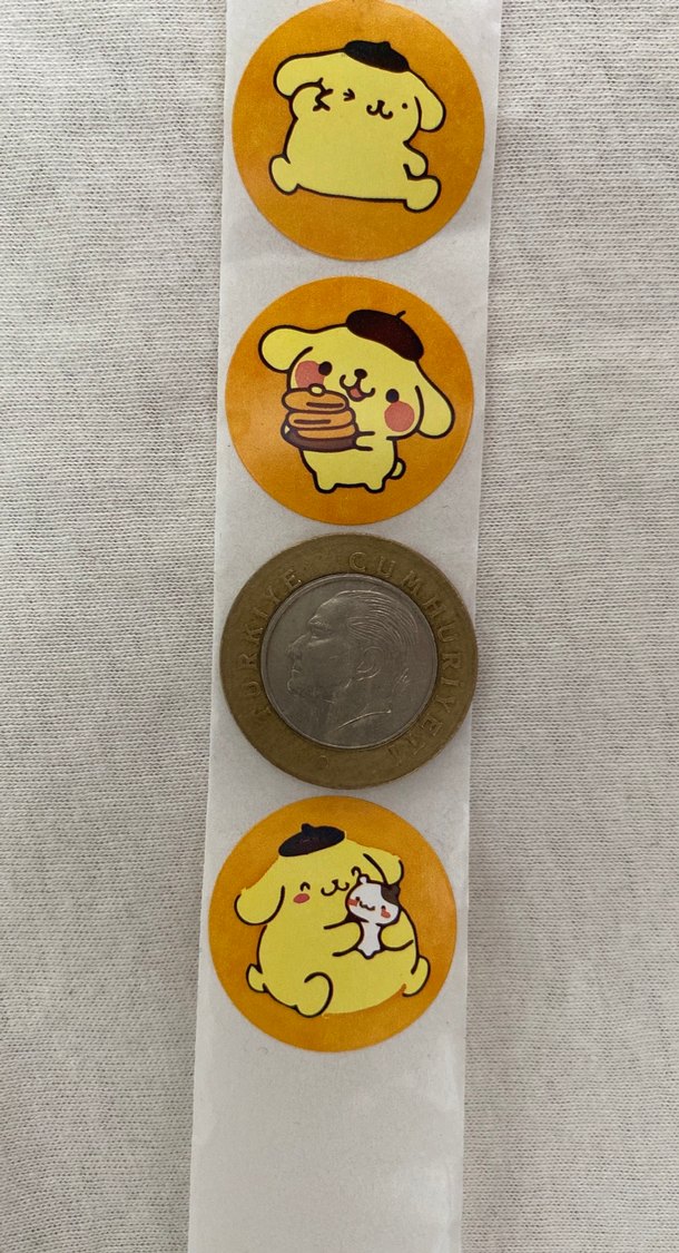 Pompompurin 100 Adet Sticker - Görsel 2