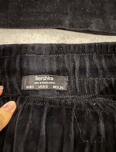 s Beden Bershka siyah sort crop takim
