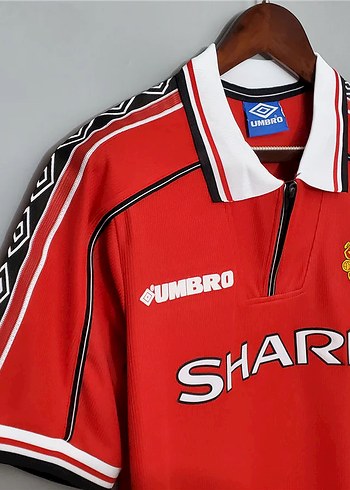 Manchester United 1998/99 Home Jersey - Görsel 3