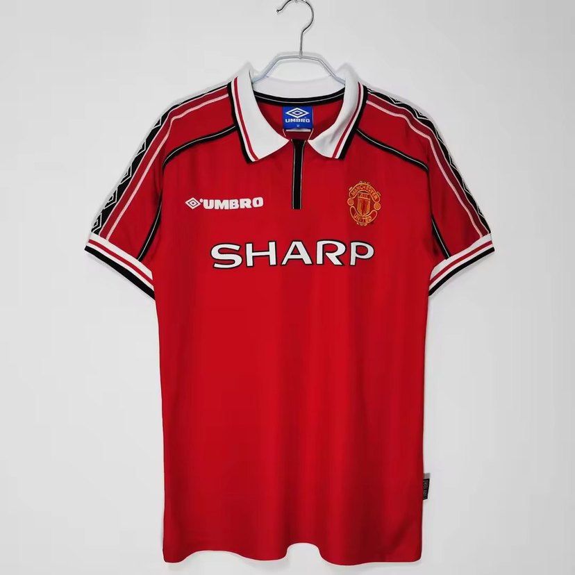 Manchester United 1998/99 Home Jersey - Görsel 4