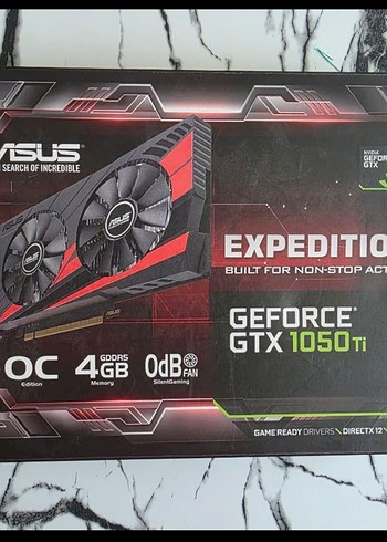 ASUS GeForce GTX 1050 Ti 4GB OC Ekran Kartı