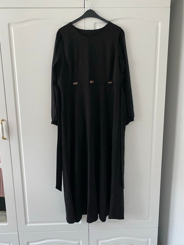 Ceketli büyük beden elbise - Görsel 4