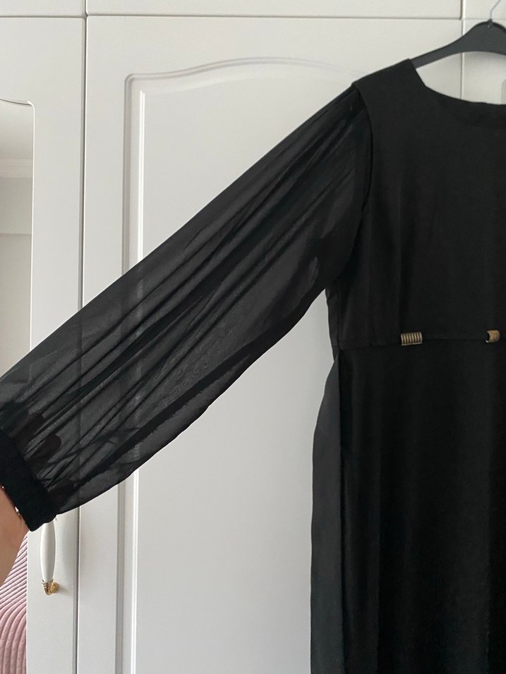 Ceketli büyük beden elbise - Görsel 5