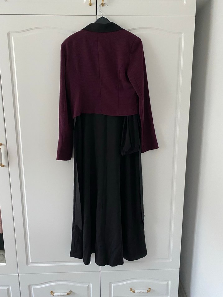 Ceketli büyük beden elbise - Görsel 3