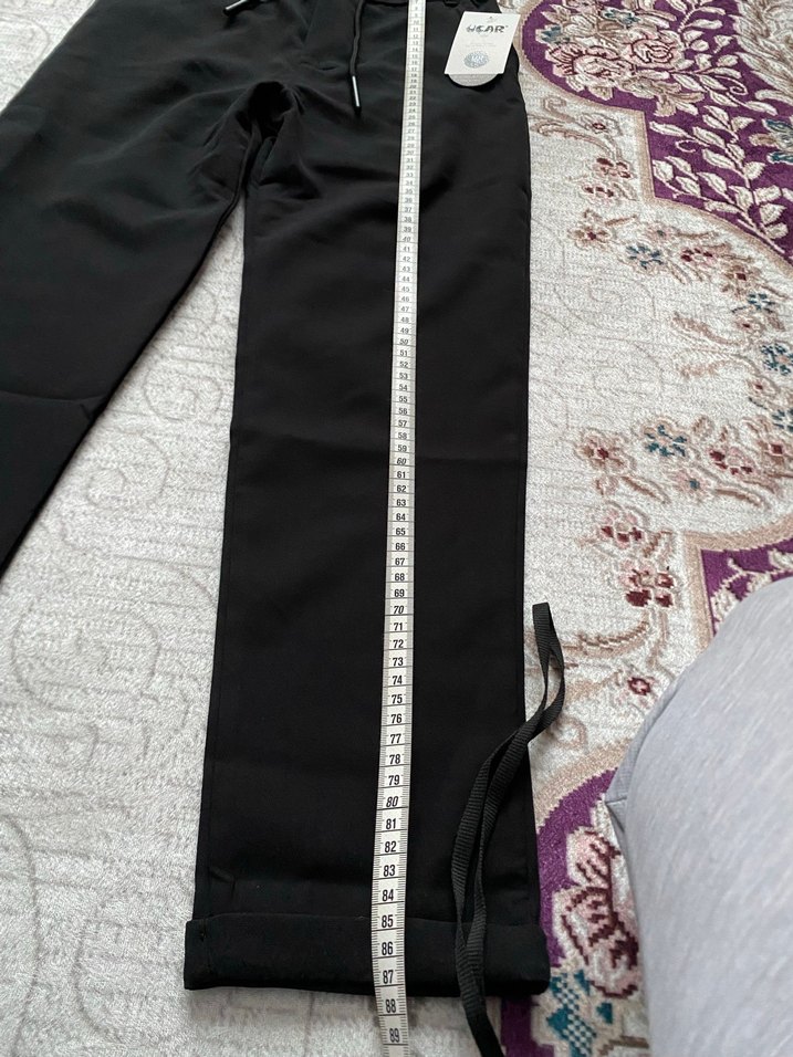 Erkek çocuk siyah kumaş pantolon - Görsel 5