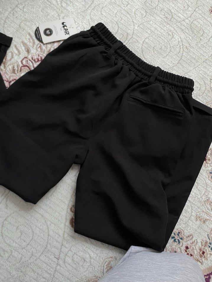 Erkek çocuk siyah kumaş pantolon - Görsel 3