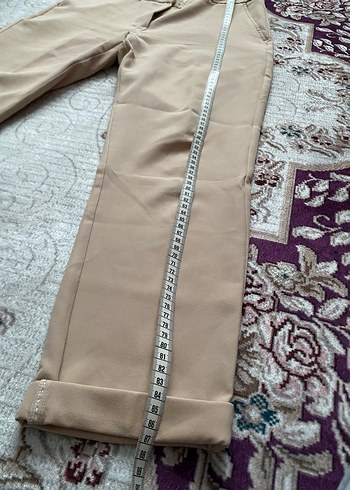 Bej Kadın Kumaş Pantolon - Görsel 3