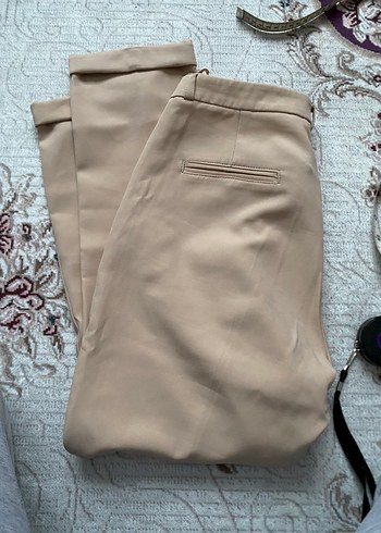 Bej Kadın Kumaş Pantolon - Görsel 6