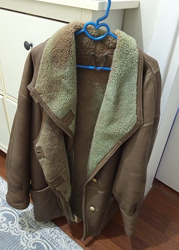 Kahverengi deri bayan Mont - Görsel 4