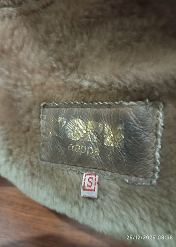 Kahverengi deri bayan Mont - Görsel 2